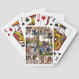 Ontwerp je eigen 10 fotocollage pokerkaarten
