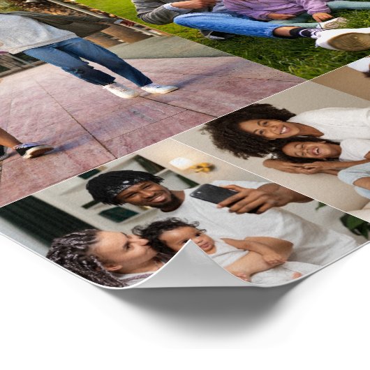 Ontwerp je eigen 10 fotocollage poster (Hoek)