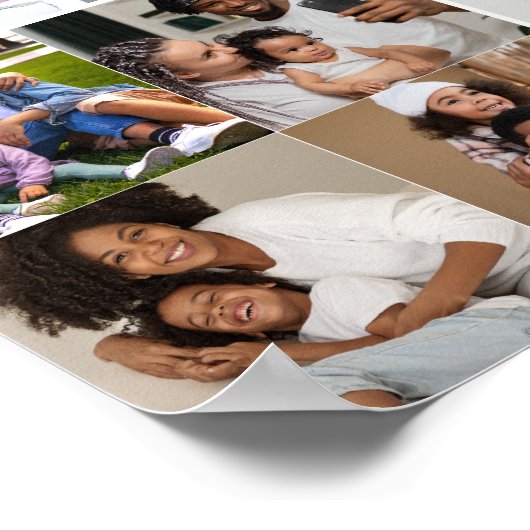 Ontwerp je eigen 10 fotocollage poster (Hoek)