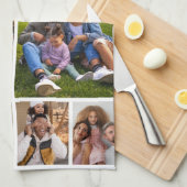 Ontwerp je eigen 10 fotocollage theedoek (Quarter Fold)