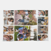 Ontwerp je eigen 10 fotocollage theedoek (Horizontaal)