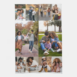 Ontwerp je eigen 10 fotocollage theedoek