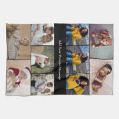 Ontwerp je eigen 10 fotocollage theedoek (Horizontaal)