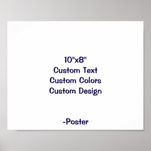 Ontwerp je eigen 10"x8" matte poster