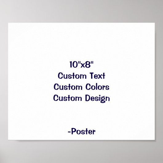 Ontwerp je eigen 10"x8" matte poster (Voorkant)