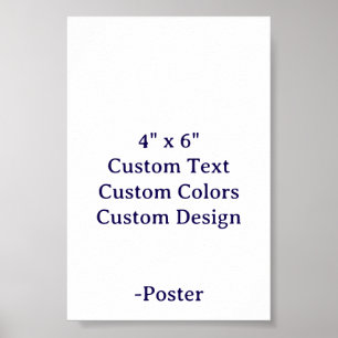 Ontwerp je eigen 10x15 mat poster