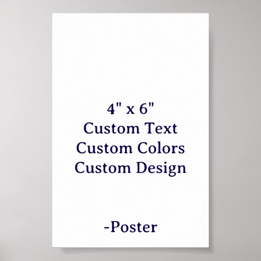 Ontwerp je eigen 10x15 mat poster (Voorkant)
