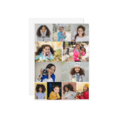 Ontwerp Je Eigen 11 Foto Collage Kaart (Voorkant / Achterkant in situ)