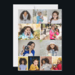 Ontwerp Je Eigen 11 Foto Collage Kaart<br><div class="desc">Personaliseer je eigen persoonlijke fotografie. Je kunt dit aangepaste product maken voor speciale gelegenheden zoals huwelijken,  verjaardagen,  Kerstmis,  Feestdagen,  Herdenkingen,  Afstudeerders,  Jubileum en meer. Het kan ook worden gegeven als een cadeau aan je beste vriend,  goede vriend,  familie en verwanten.</div>