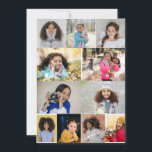 Ontwerp Je Eigen 11 Foto Collage Kaart<br><div class="desc">Personaliseer je eigen persoonlijke fotografie. Je kunt dit aangepaste product maken voor speciale gelegenheden zoals huwelijken,  verjaardagen,  Kerstmis,  Feestdagen,  Herdenkingen,  Afstudeerders,  Jubileum en meer. Het kan ook worden gegeven als een cadeau aan je beste vriend,  goede vriend,  familie en verwanten.</div>