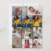 Ontwerp je eigen 11 fotocollage aankondiging (Voorkant)