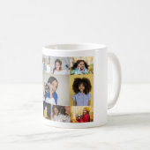 Ontwerp je eigen 11 fotocollage koffiemok (Voorkant rechts)