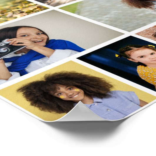 Ontwerp je eigen 11 fotocollage poster (Hoek)