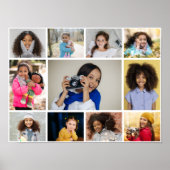 Ontwerp je eigen 11 fotocollage poster (Voorkant)