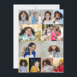 Ontwerp Je Eigen 12 Foto Collage Kaart<br><div class="desc">Personaliseer je eigen persoonlijke fotografie. Je kunt dit aangepaste product maken voor speciale gelegenheden zoals huwelijken,  verjaardagen,  Kerstmis,  Feestdagen,  Herdenkingen,  Afstudeerders,  Jubilea en meer. Het kan ook worden gegeven als een cadeau aan je beste vriend,  goede vriend,  familie en verwanten.</div>