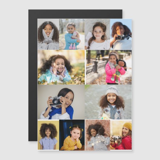 Ontwerp je eigen 12 fotocollage (Voorkant / Achterkant)