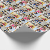 Ontwerp je eigen 12 fotocollage cadeaupapier (Hoek)