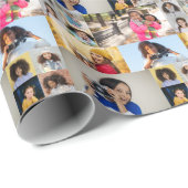 Ontwerp je eigen 12 fotocollage cadeaupapier (Rol Hoek)