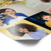 Ontwerp je eigen 12 fotocollage foto afdruk (Hoek)