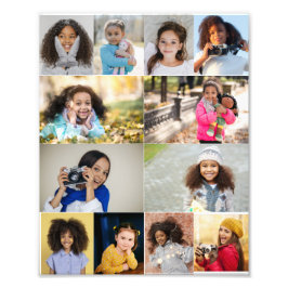 Ontwerp je eigen 12 fotocollage foto afdruk