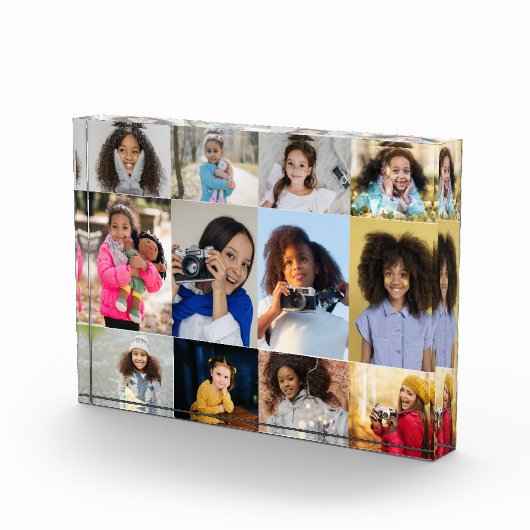 Ontwerp je eigen 12 fotocollage fotoblokken (Rechts)