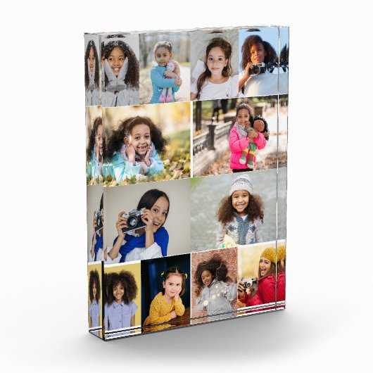 Ontwerp je eigen 12 fotocollage fotoblokken (Links)