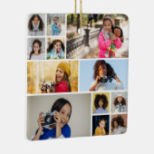 Ontwerp je eigen 12 fotocollage keramisch ornament (Rechts)