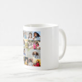 Ontwerp je eigen 12 fotocollage koffiemok (Voorkant rechts)