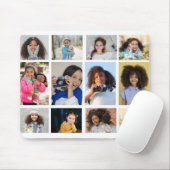 Ontwerp je eigen 12 fotocollage muismat (Met muis)