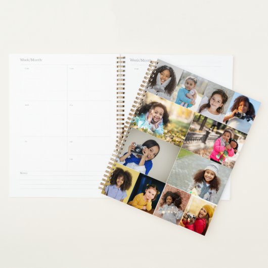Ontwerp je eigen 12 fotocollage planner (Display)