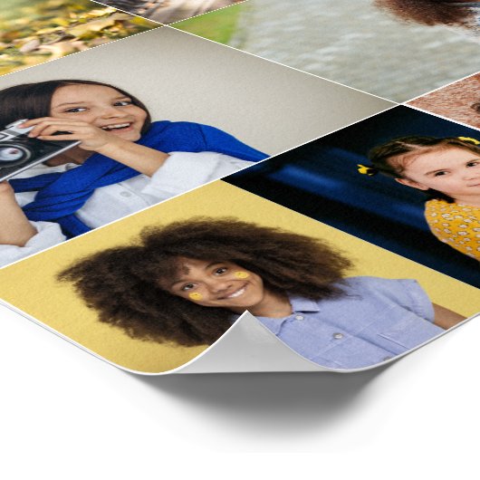 Ontwerp je eigen 12 fotocollage poster (Hoek)