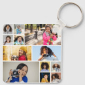 Ontwerp je eigen 12 fotocollage sleutelhanger (Achterkant)