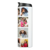 Ontwerp je eigen 12 fotocollage thermosbeker (Geroteerd rechts)