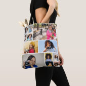 Ontwerp je eigen 12 fotocollage tote bag (Dichtbij)