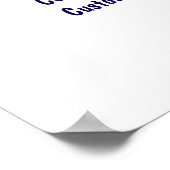 Ontwerp Je Eigen 12"x12" Mat Poster (Hoek)