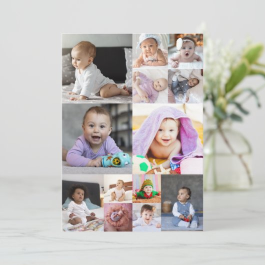 Ontwerp je eigen 13 fotocollage (Staand voorkant)