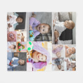 Ontwerp je eigen 13 fotocollage fleece deken (Voorkant (Horizontaal))