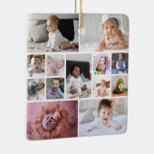 Ontwerp je eigen 13 fotocollage keramisch ornament (Rechts)