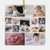 Ontwerp je eigen 13 fotocollage keramisch ornament (Voorkant)