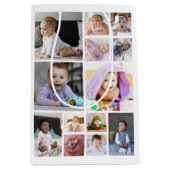 Ontwerp je eigen 13 fotocollage medium cadeauzakje (Voorkant)