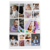 Ontwerp je eigen 13 fotocollage medium cadeauzakje (Achterkant)