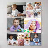 Ontwerp je eigen 13 fotocollage poster (Voorkant)