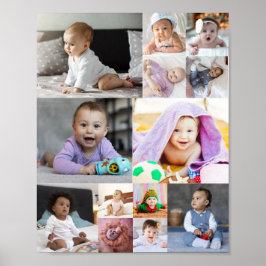 Ontwerp je eigen 13 fotocollage poster