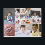 Ontwerp je eigen 14 fotocollage<br><div class="desc">Pas uw eigen persoonlijke fotografie aan. Je kunt dit aangepaste product maken voor speciale gelegenheden zoals bruiloften,  verjaardagen,  Kerstmis,  Feestdagen,  gedenktekens,  Afstuderen,  Jubilea en nog veel meer. Het kan ook worden gegeven als cadeau aan je beste vriend,  goede vriend,  familie en familie.</div>