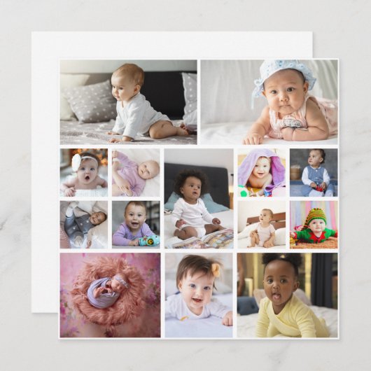 Ontwerp je eigen 14 fotocollage (Voorkant / Achterkant)