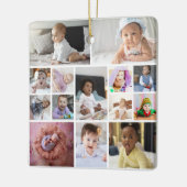 Ontwerp je eigen 14 fotocollage keramisch ornament (Links)