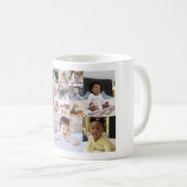 Ontwerp je eigen 14 fotocollage koffiemok (Voorkant rechts)