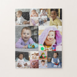 Ontwerp je eigen 14 fotocollage legpuzzel