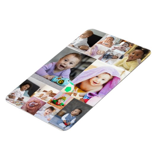 Ontwerp je eigen 14 fotocollage magneet (Linkerzijde)