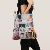 Ontwerp je eigen 14 fotocollage tote bag (Dichtbij)